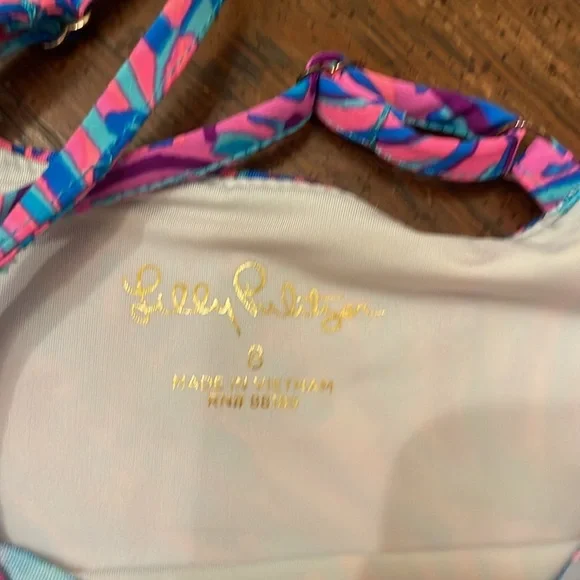 Lilly Pulitzer girl’s swimsuit size 8 - Picture 2 of 9